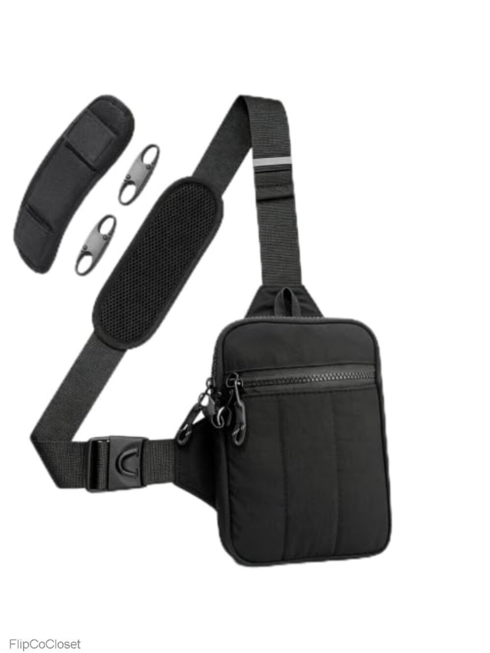 Small Anti Theft Sling Bag Crossbody Chest Bag Adjustable Strap Travel Sport